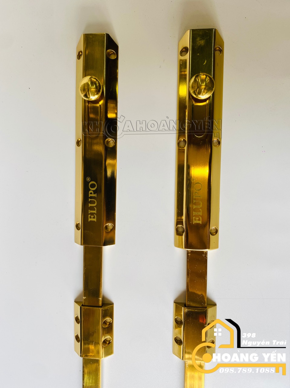 Chốt cửa không khóa bằng đồng 60cm cho cửa gỗ