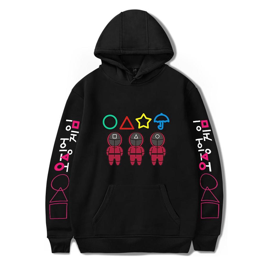 Áo Hoodie in họa tiết Squid Game áo hoodie cho Nam Nữ