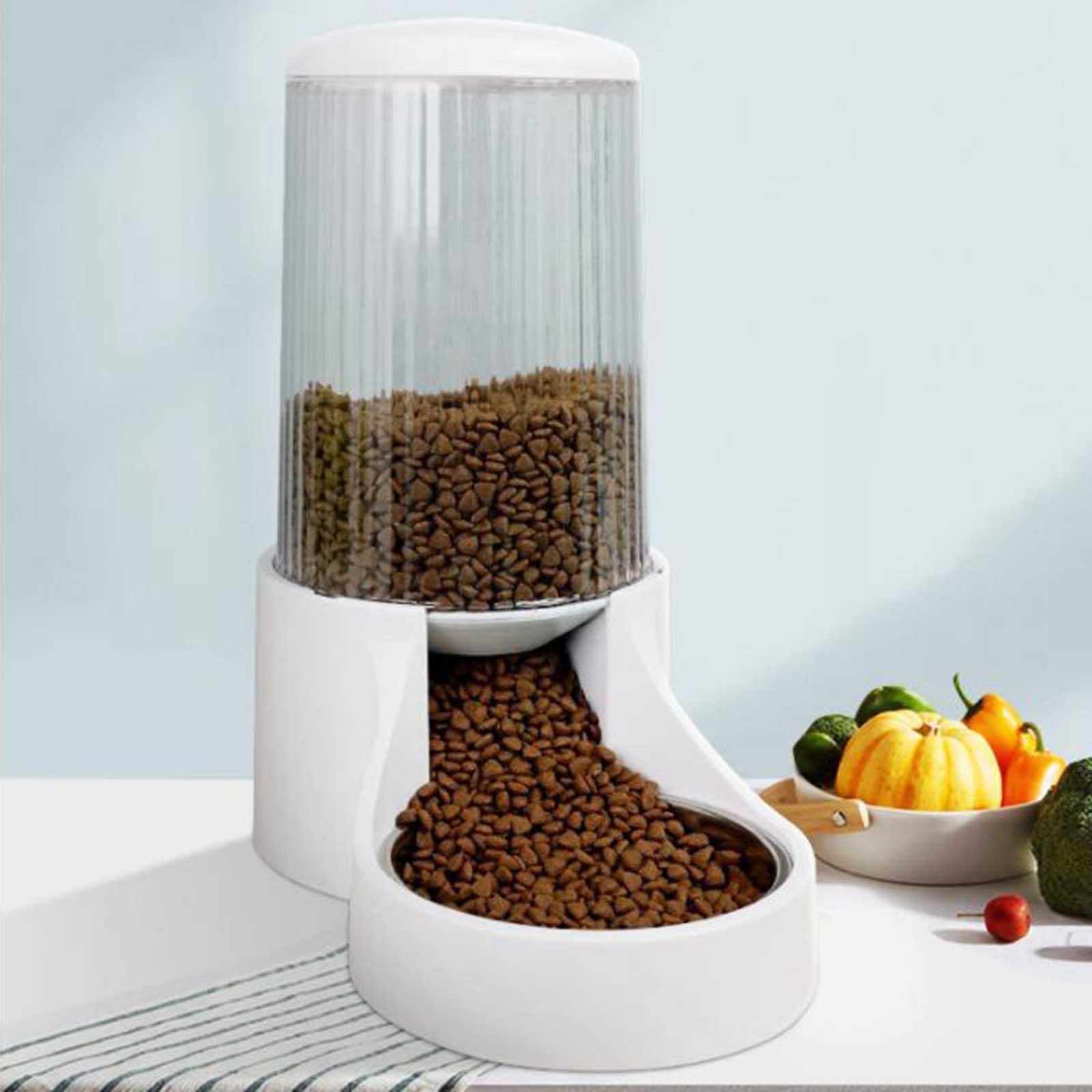 Automatic Feeder Small/Medium/Large Pets Automatic Food Feeder Waterer 2.7L, Travel Supply Feeder and Water Dispenser for Dog Cat Pet Small Animals