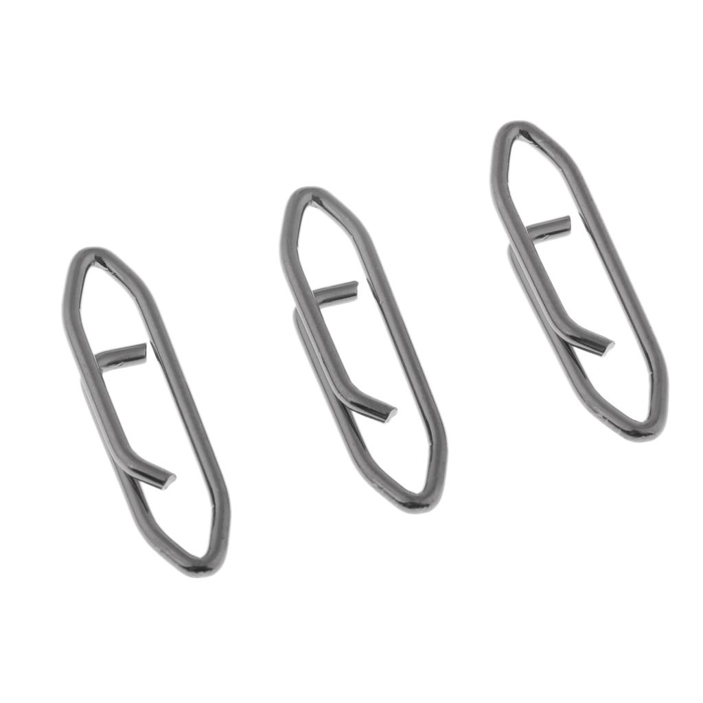 100Pcs Carbon Steel Fishing Snap Hook Connector Hooked Snap Tackle