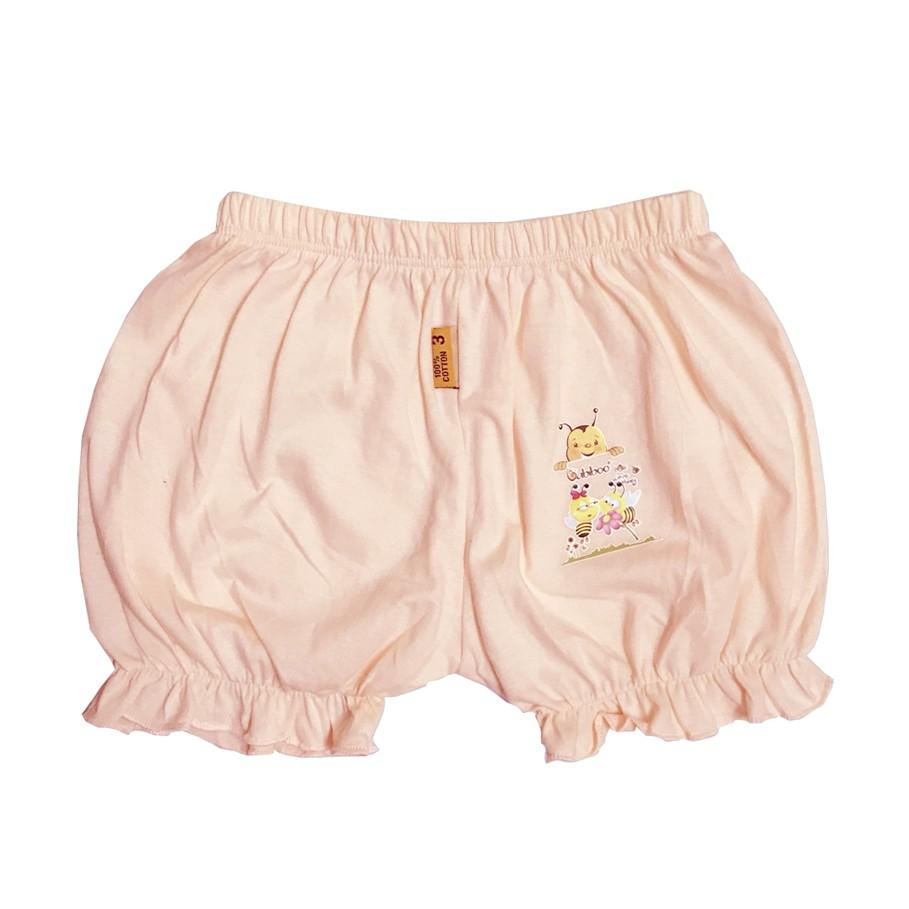 Quần sơ sinh ngắn bèo nhún cute BABIBOO - BB94