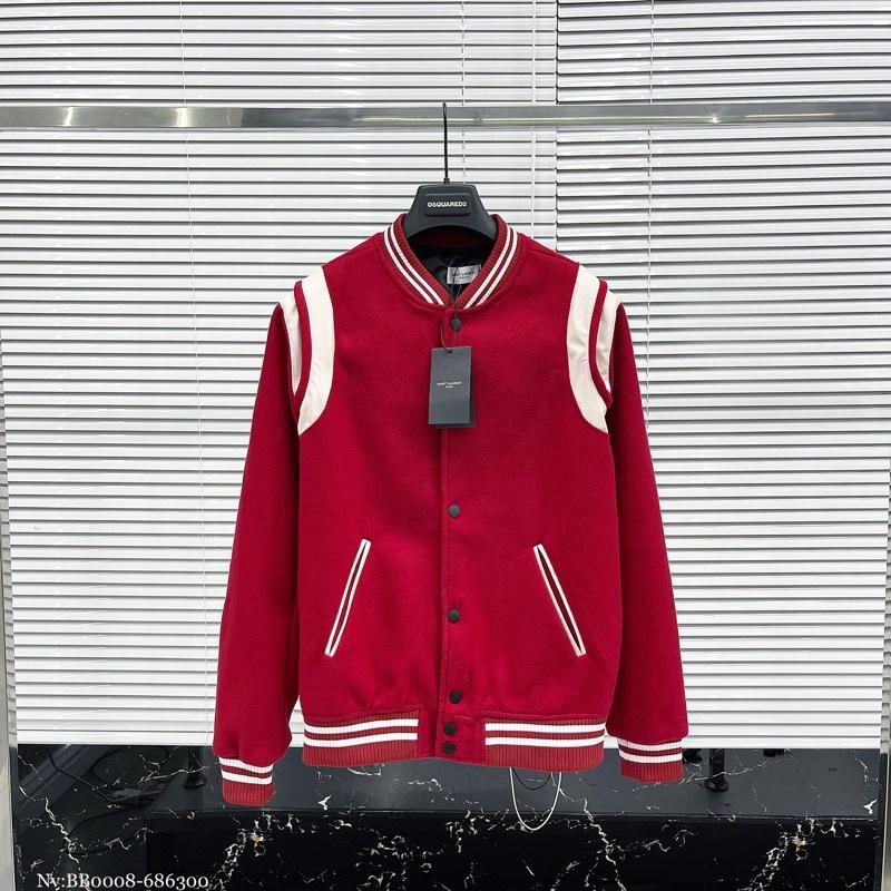 Bomber Teddy đỏ dạ spf siêu nét - áo khoác bomber quảng châu nam nữ cao cấp