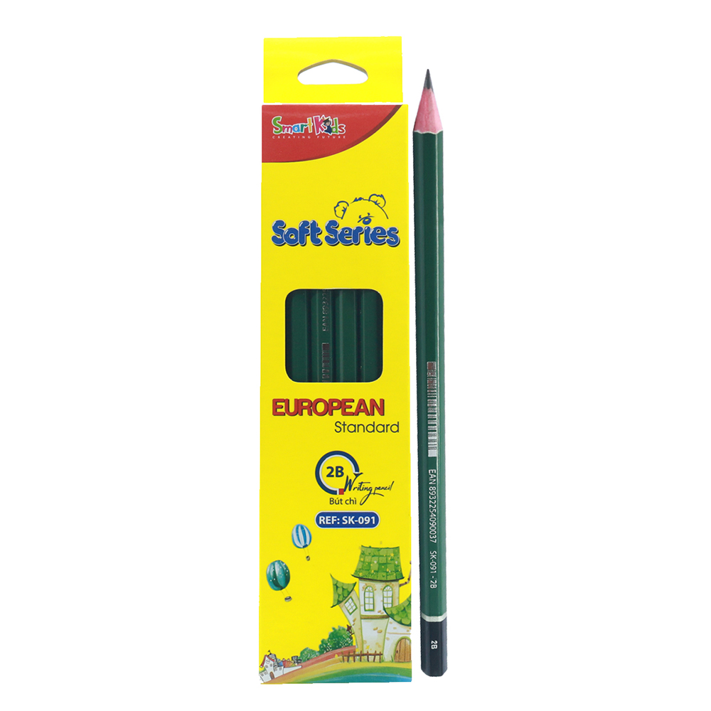 Combo 5 Bút chì Smartkids 2B SK-091