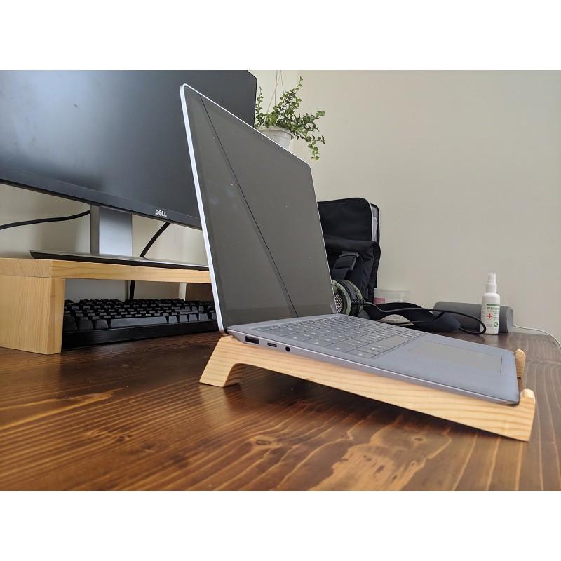 ️Kệ Gỗ Đỡ Laptop Macbook Tản Nhiệt 13 inch 14 inch 15,6 inch 17 inch gấp gọn để bàn đa năng thông minh nhỏ gọn