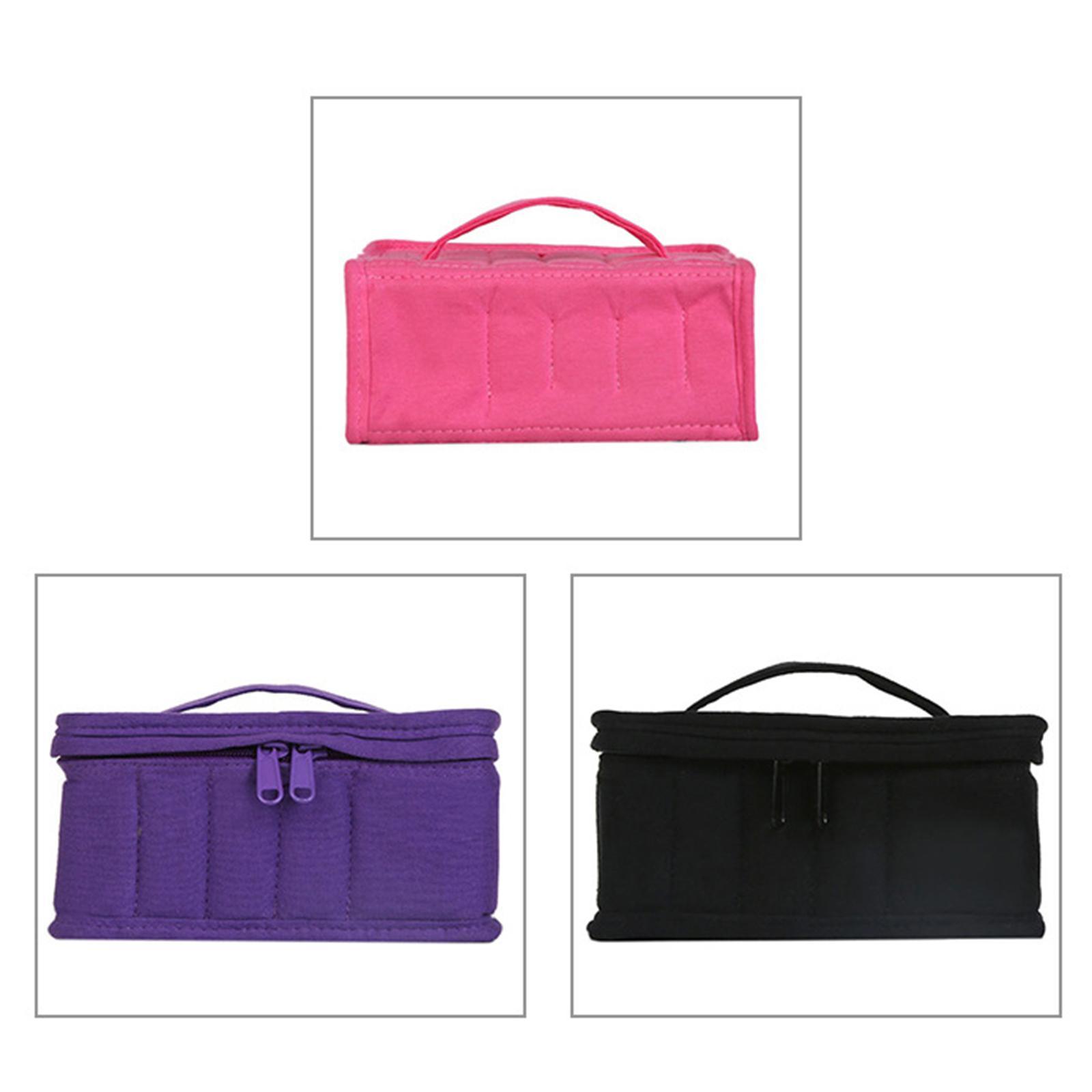 2-3pack Essential Oil Storage Case Nailpolish Bag Suitcase 16 Bottles Home