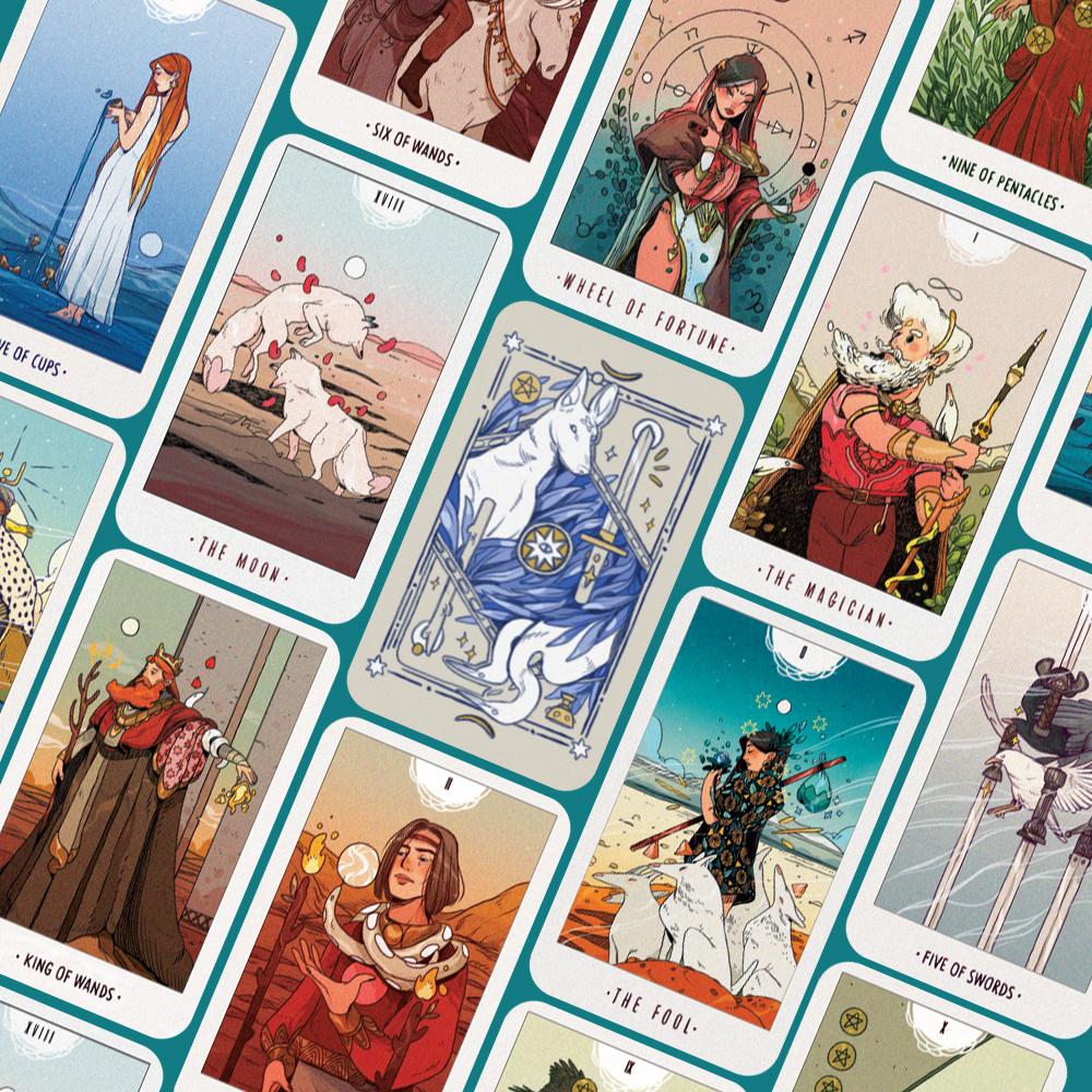 Sách - Boxset White Numen Tarot (Bộ Bài + Sách Hướng Dẫn)
