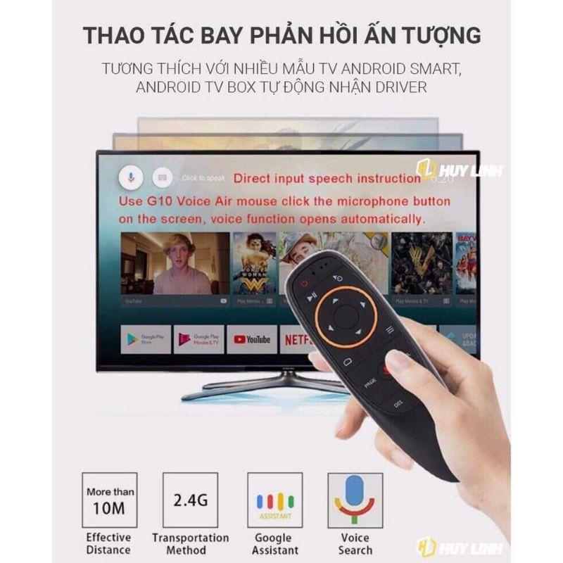 Điều khiển chuột bay tìm kiếm giọng nói 10S cho tất cả dòng TV androi