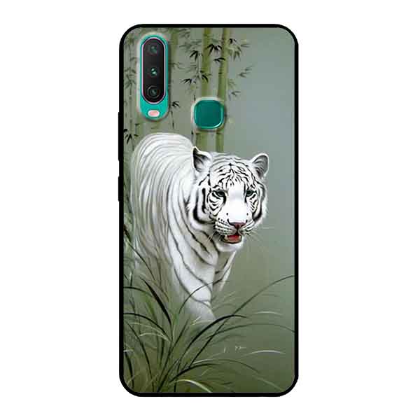 Ốp Lưng in cho Vivo Y15 Mẫu Nền Hổ Mẫu 4 - Hàng Chính Hãng