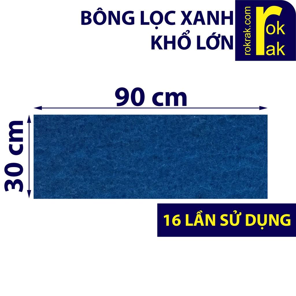 Bông lọc xanh khổ lớn vật liệu lọc bể cá cảnh
