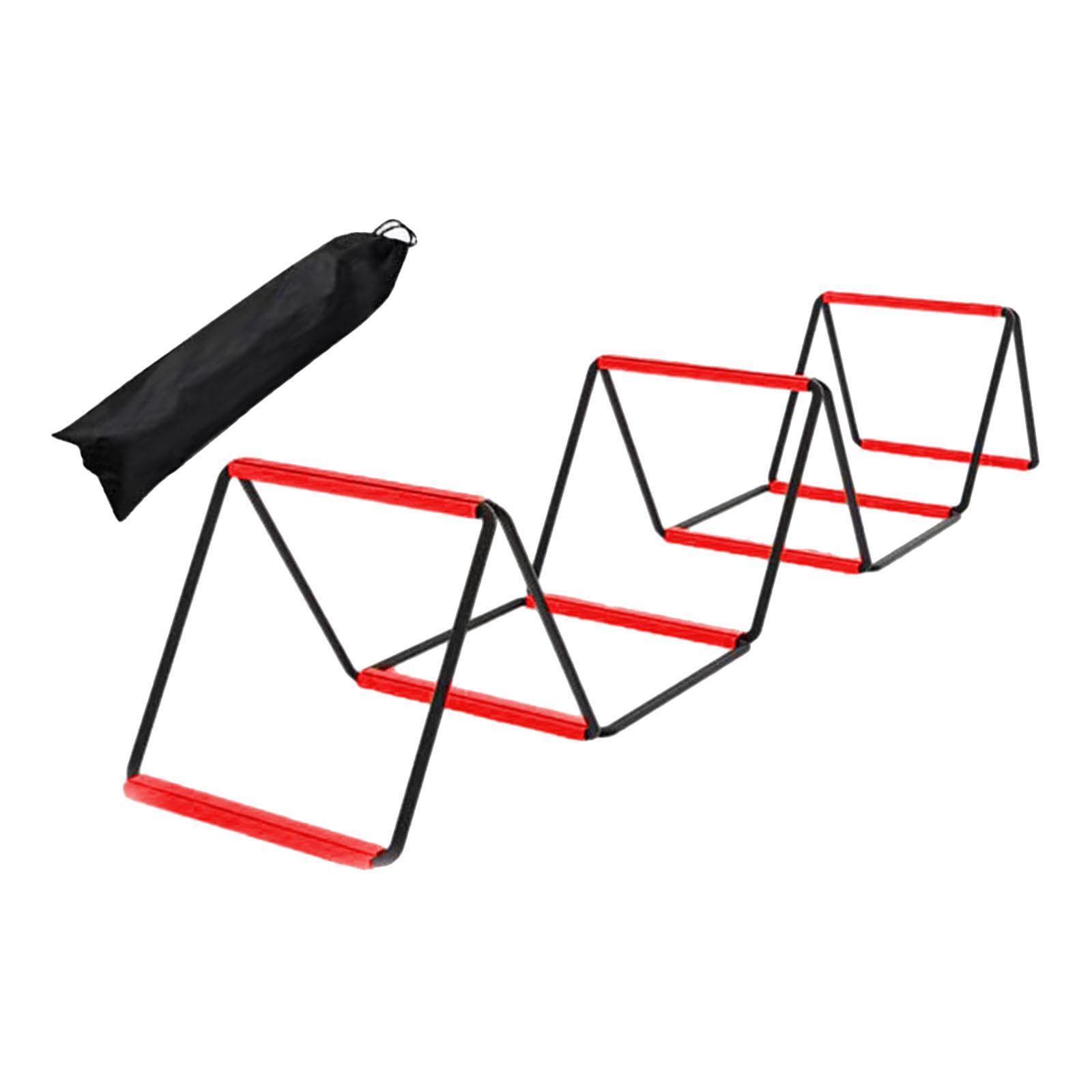 Agility Ladder Training Equipment Multipurpose Foldable Stairs Agility Training Ladder Workout Ladder for Rugby Foot Exercise