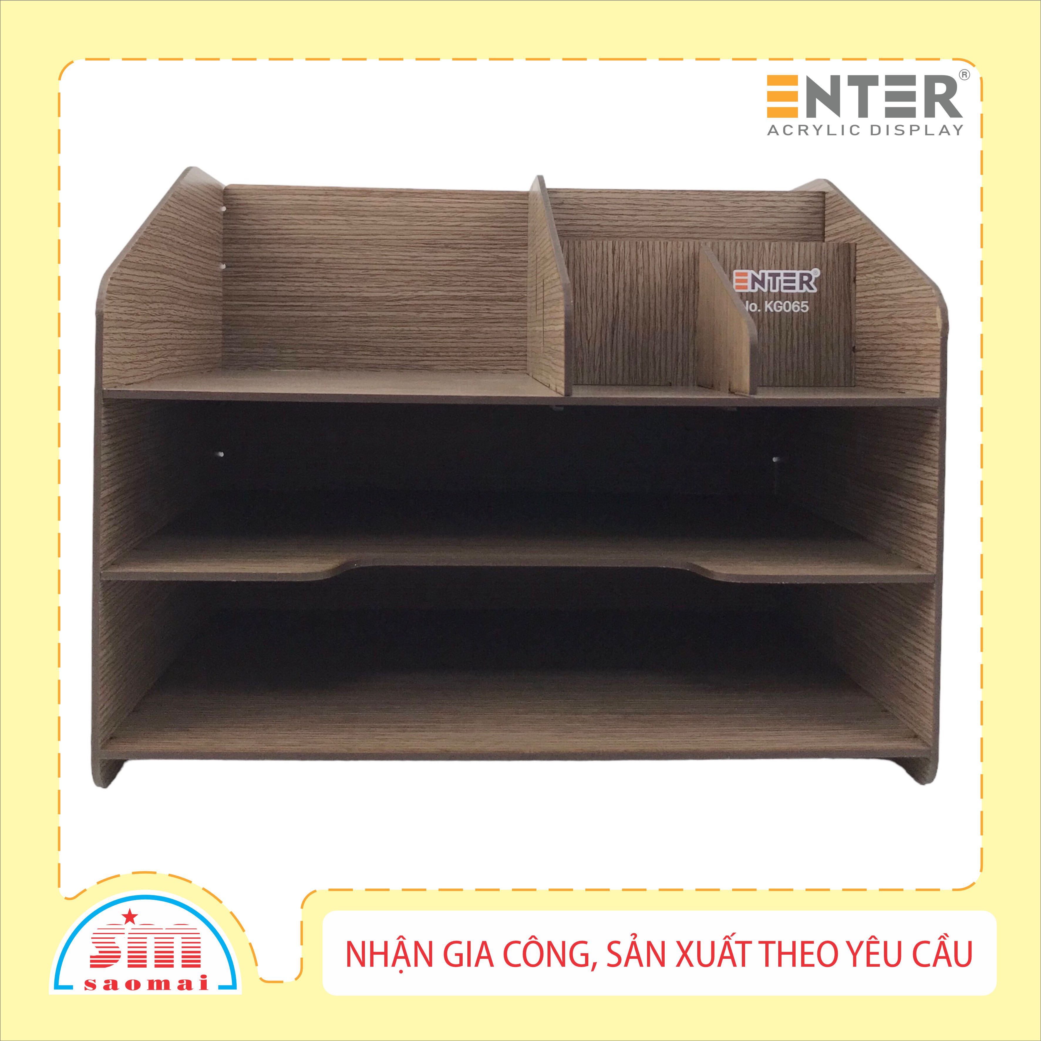 Kệ hồ sơ gỗ Enter KG065 lắp ráp
