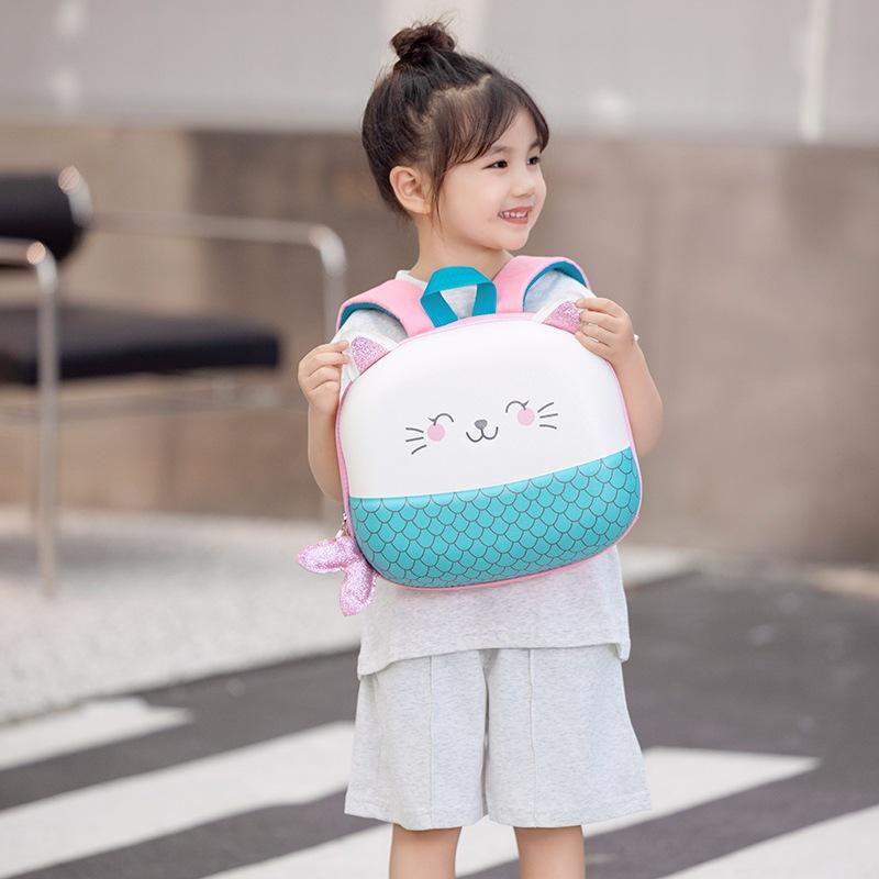 Ba Lô Cho Bé Mầm Non &amp; Mẫu Giáo 2-5 Tuổi Tiên Cá Mèo BLT34