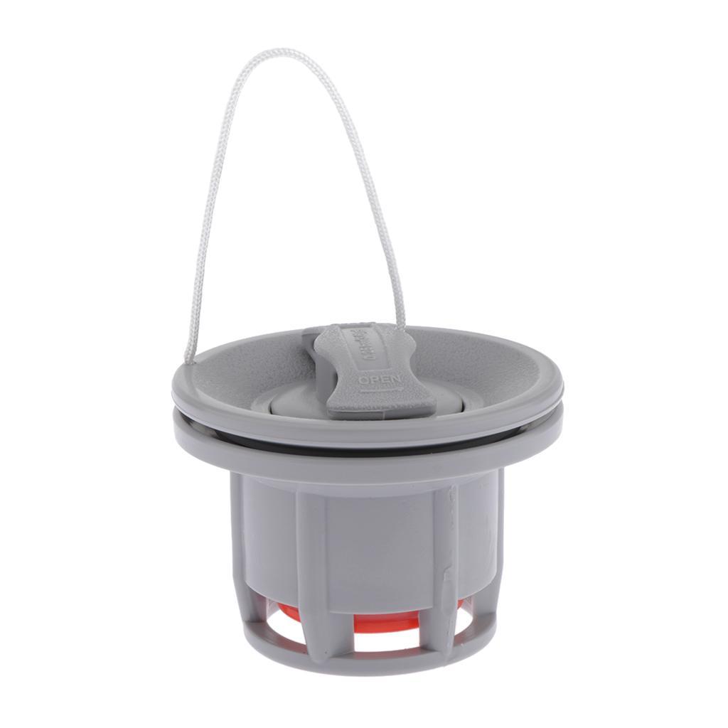 Rubber Boat Kayak Surfboard  Inflatable Boat Air Valve Plug Gray