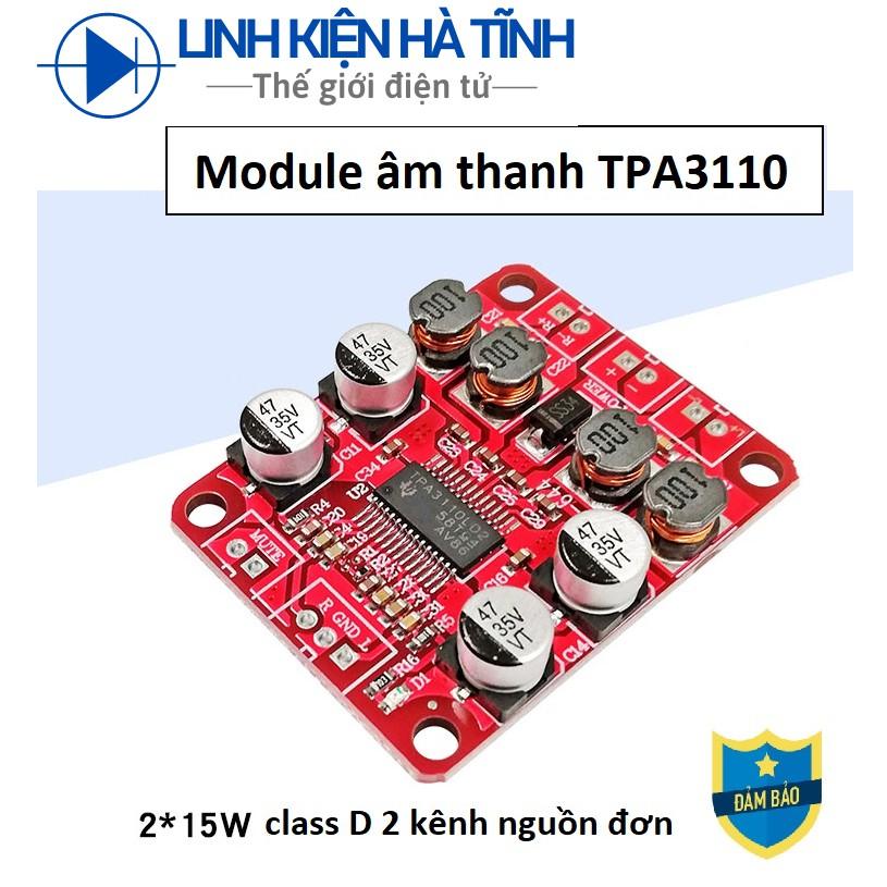 TPA3110 3110 Mạch khuếch đại âm thanh TPA3110 2x15w