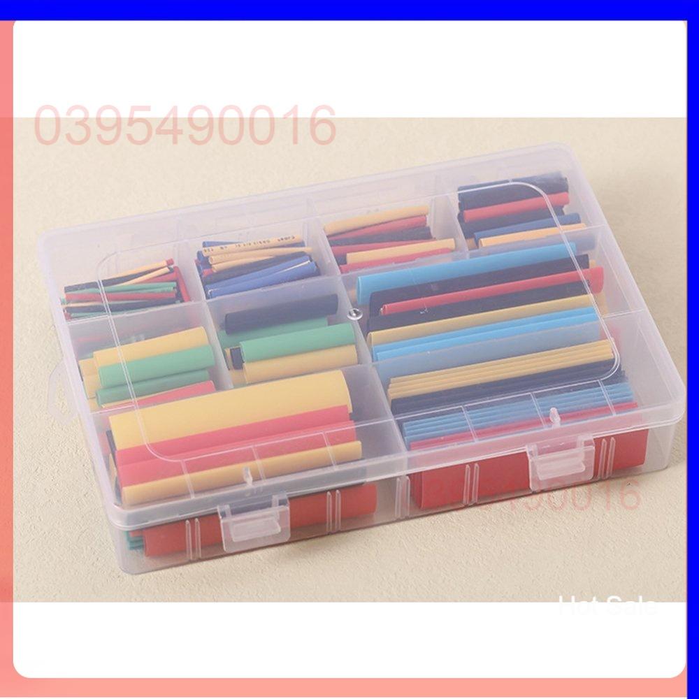 Combo 328 ống gen co nhiệt 2:1 polyolefin bọc nối bảo vệ dây điện cách điện nhiều màu chịu nhiệt lên đến 125 độ C.