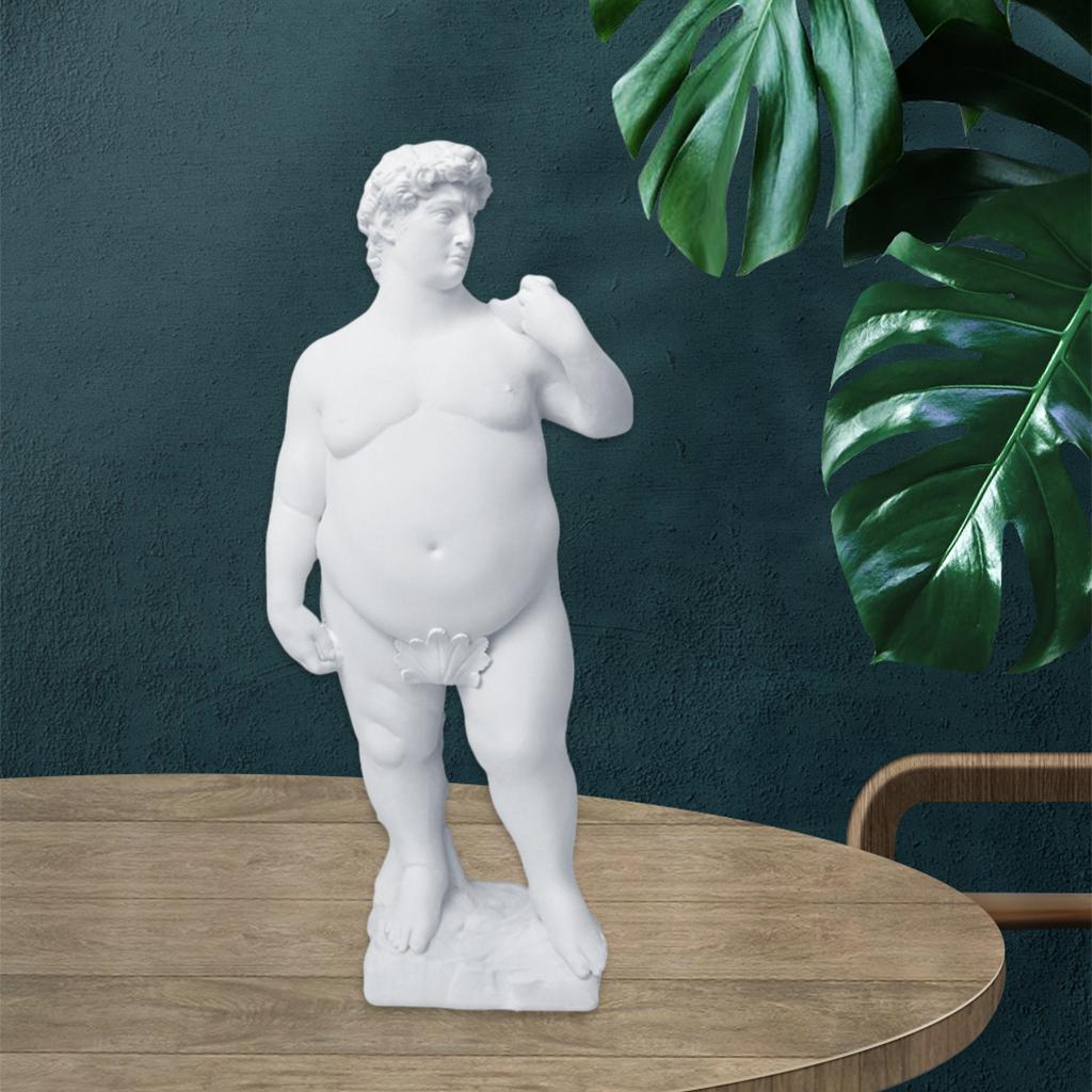 Fat David Statue Greek  David Statue Great Home or Office Decorations