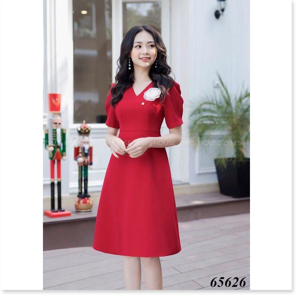 Váy xòe tay con đính bông nhẹ nhàng