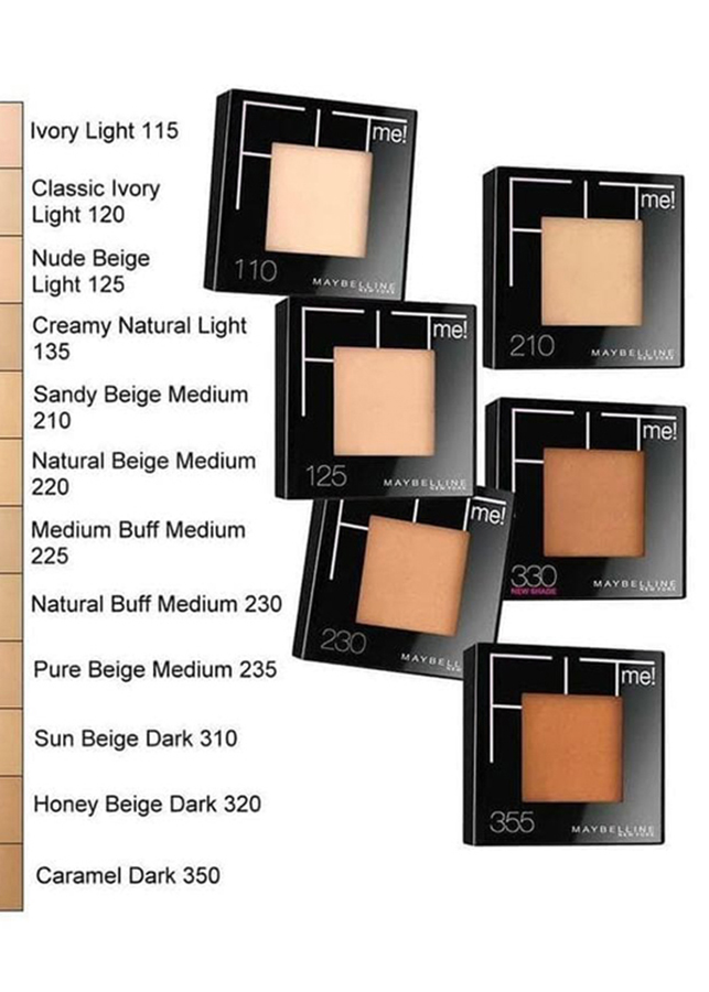 Phấn Nền Maybelline Fit Me Matte&Poreless Pact Kiềm Dầu PM709