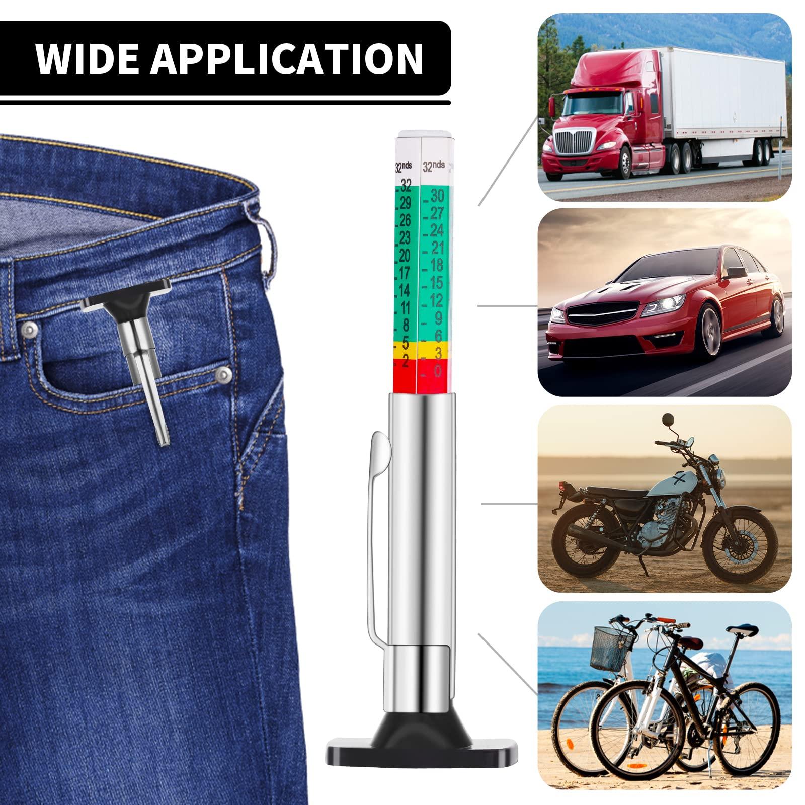Đồng hồ đo độ sâu dải, máy đo lốp xe lốp có độ sâu Máy đo màu sắc thông minh Đồng hồ đo độ sâu của kết thúc mã màu