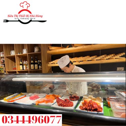 Tủ trưng  bày SuShi để bàn cao cấp