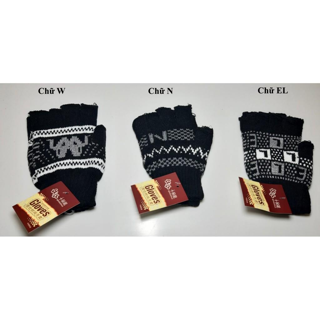 GĂNG TAY LEN NAM NỮ Giữ ẩm Chống nắng Cụt ngón Gloves