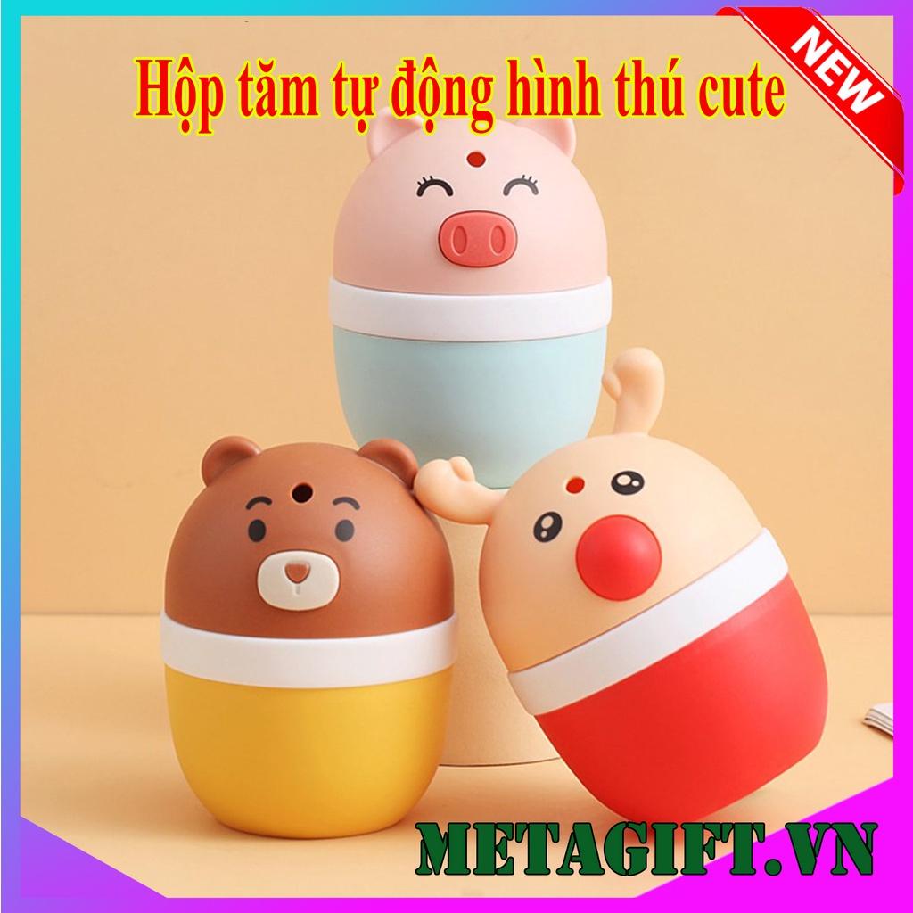 Hộp đựng tăm xỉa răng tự động hình thú cute thông minh đáng yêu