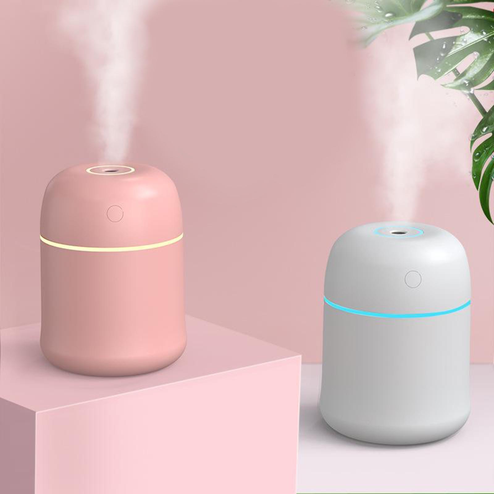 USB Led Air Humidifier Purifier Essential Mist for Car Home Desktop Bedroom