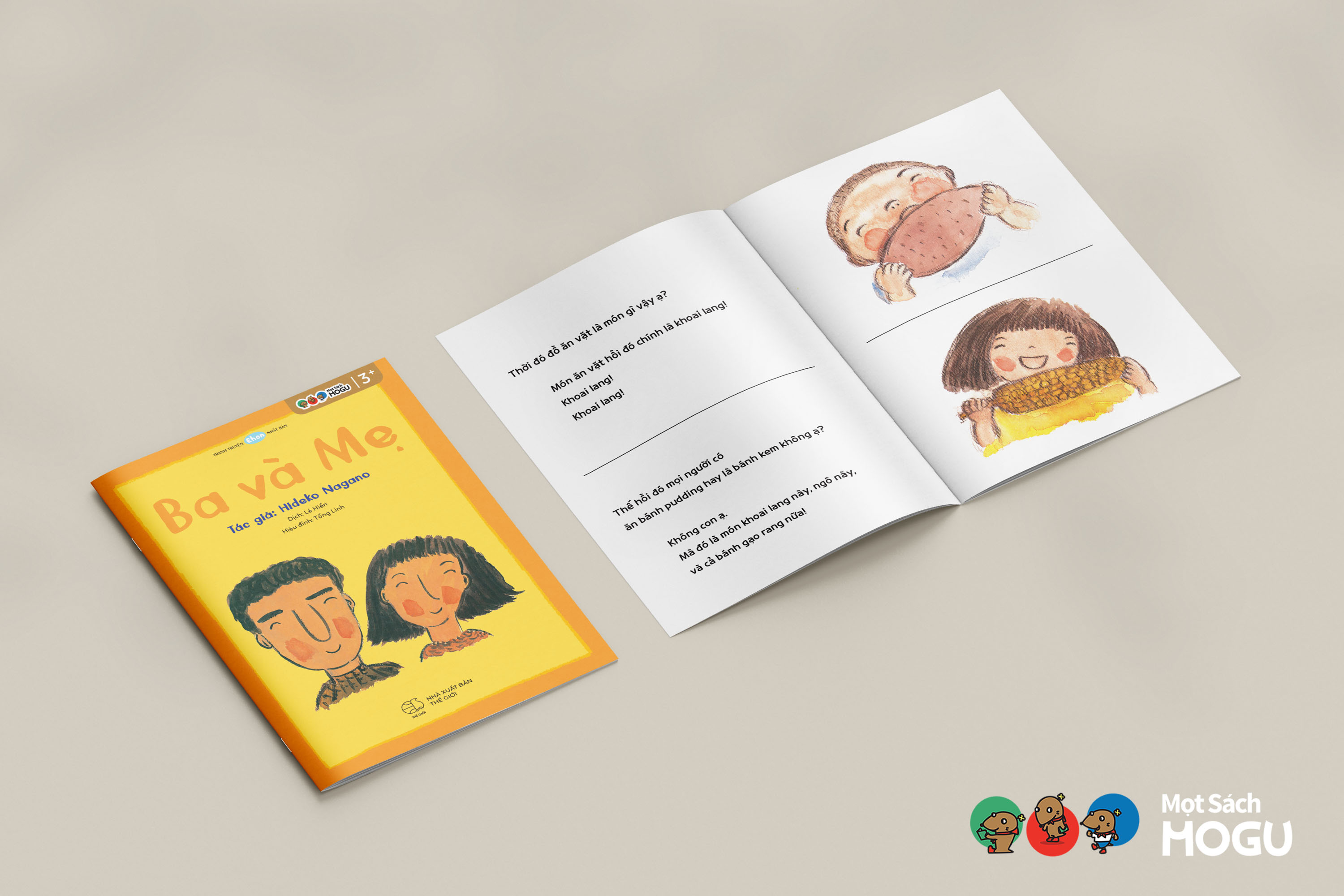 Truyện Ehon bé 3-4-5 tuổi - Ba và mẹ