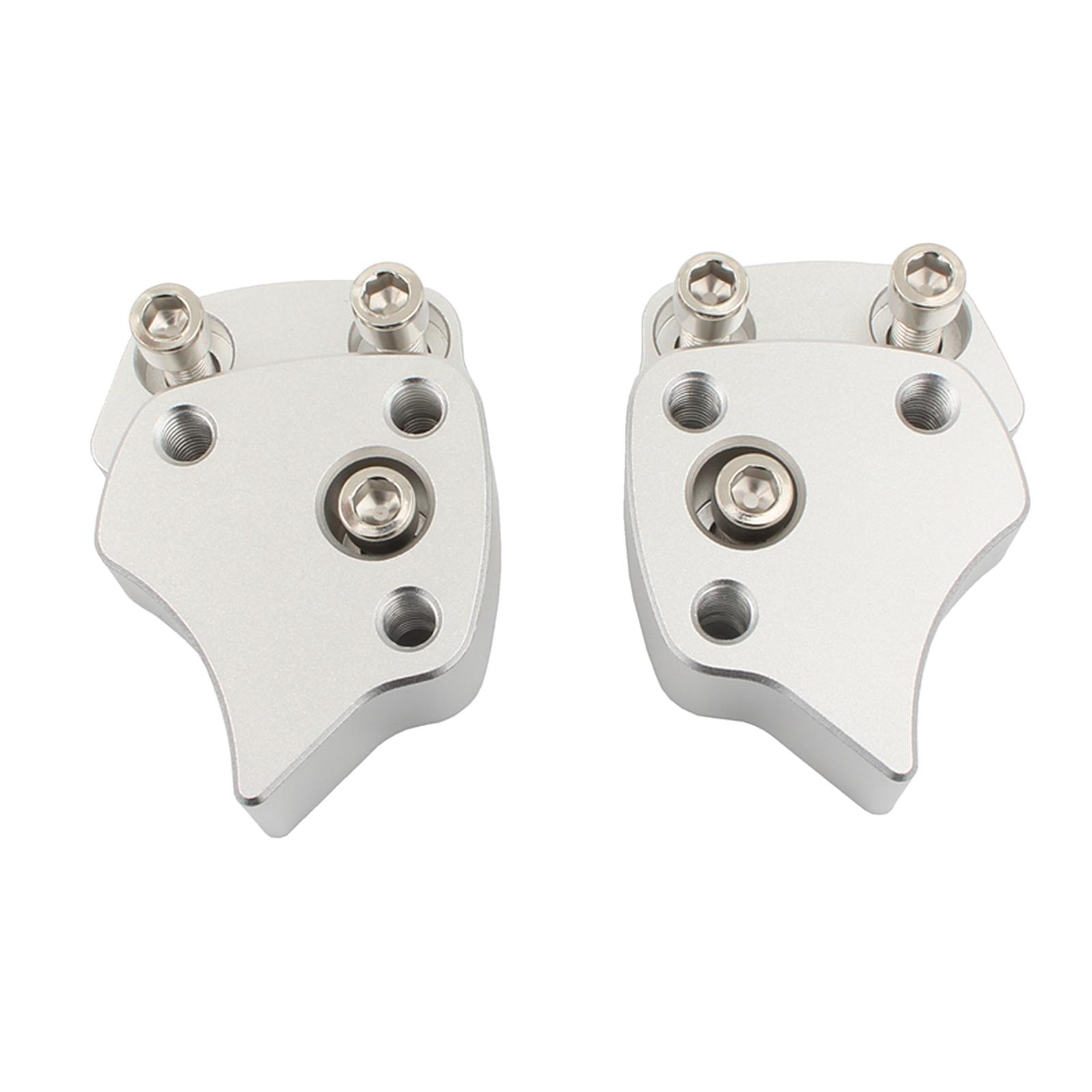 2pcs Universal Motorcycle Handlebar Riser Clamp Mount Set for Yamaha FJR1300