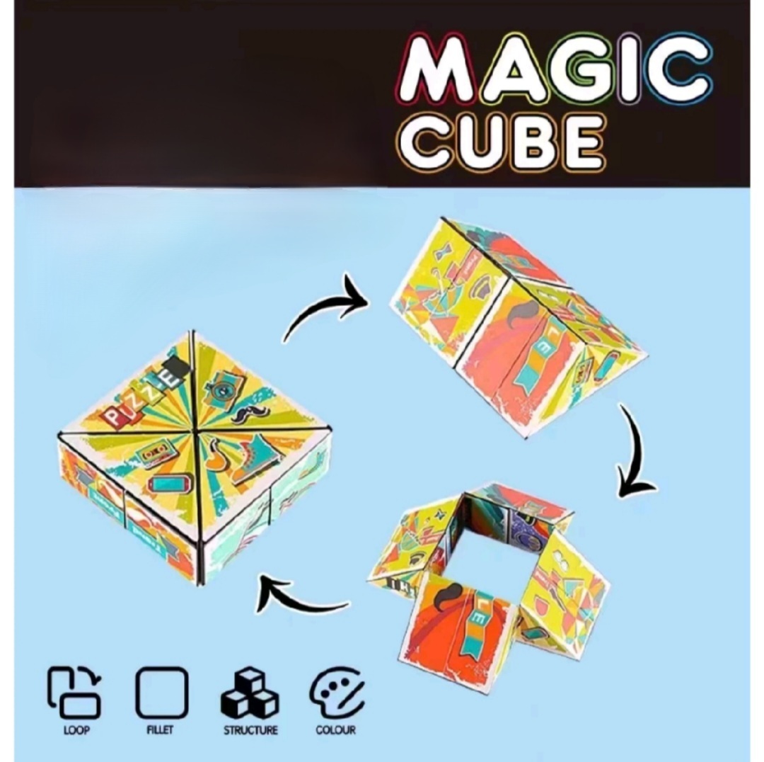 Khối Rubik Nam Châm Biến Thể Magic Cube Nhiều Màu Sắc