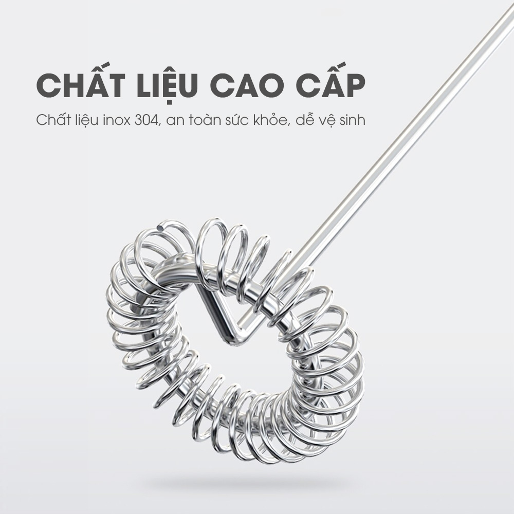 Máy đánh bọt cafe cầm tay Lebenlang LBL4583, sạc điện tiện lợi, công suất 10W, hàng chính hãng - bảo hành 2 năm