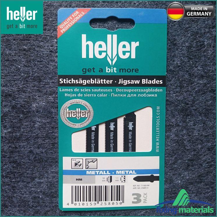 T118EHM-Lưỡi cưa lọng HELLER HM 25805 0 (Cắt inox, thép tấm mỏng, nhôm, răng hợp kim, SX tại ĐỨC