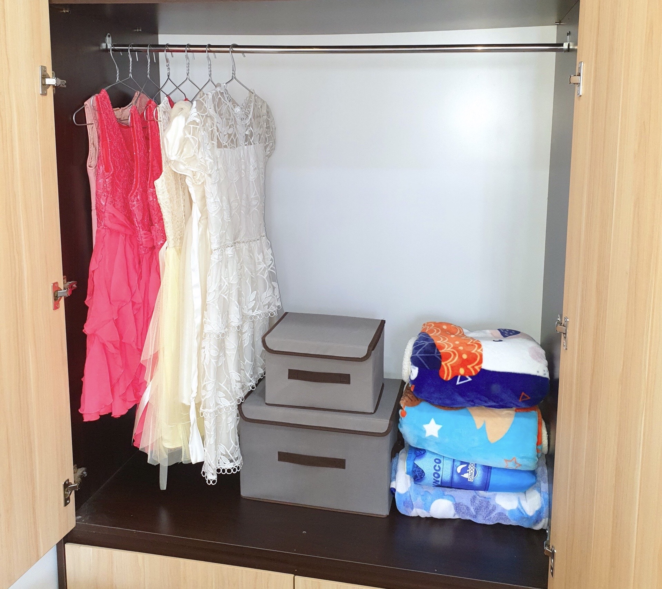 Sét 5 hộp đựng quần áo, tất, đồ lót tiện gọn dễ tìm phong cách Nhật Bản