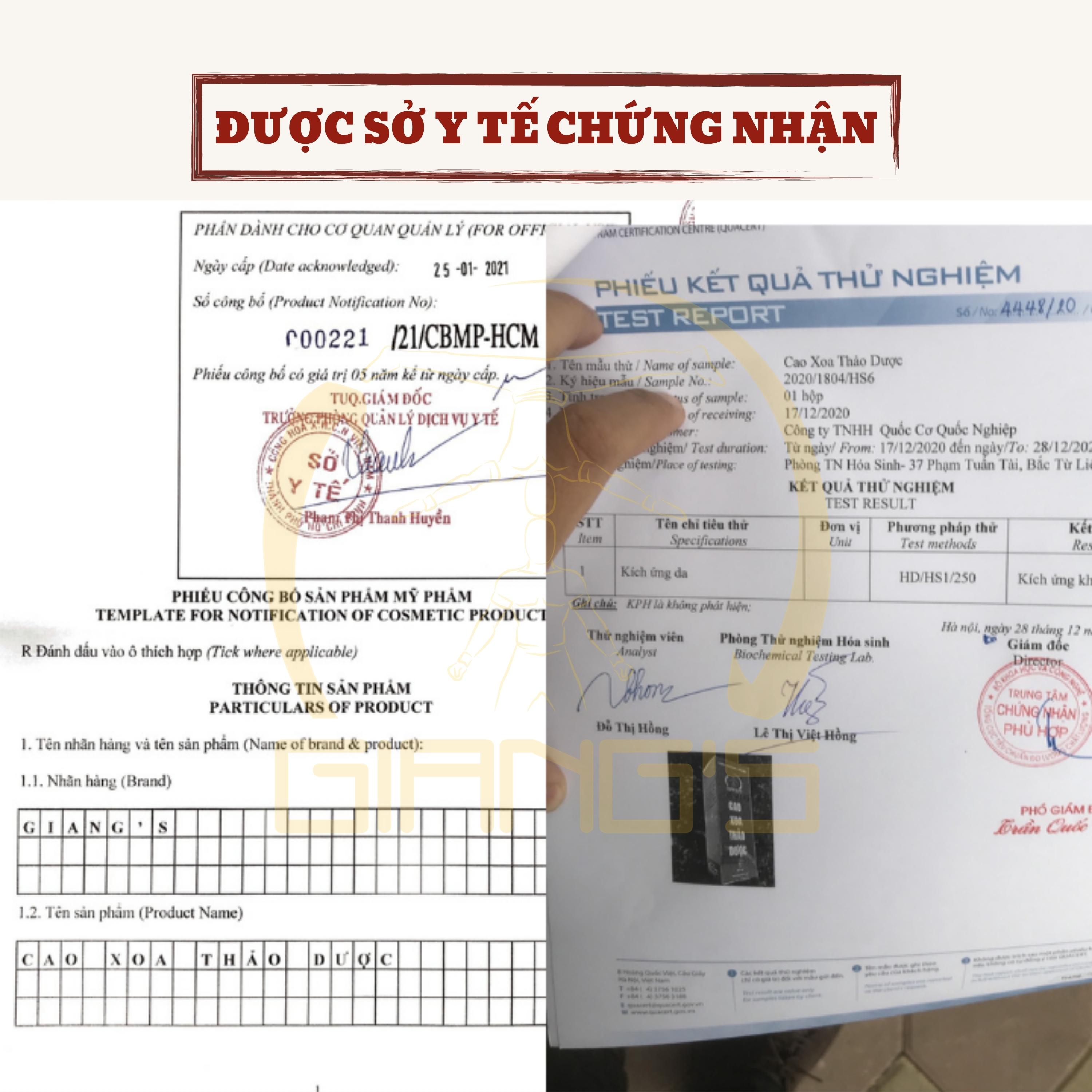 Cao xoa bóp thảo dược hỗ trợ cải thiện đau-nhức mỏi cực mạnh, Dầu xoa bóp gia truyền Quốc Cơ Quốc Nghiệp Thẩm Thấu Nhanh 50mL