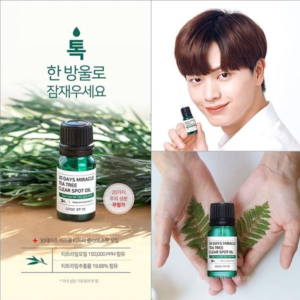 Bộ 4 SP Hỗ Trợ Giảm Mụn Cấp Tốc Some By Mi 30 Days Miracle (Dán mụn 18miếng + SRM 100ml + Kem chấm mụn 30ml + Tinh dầu 10ml)