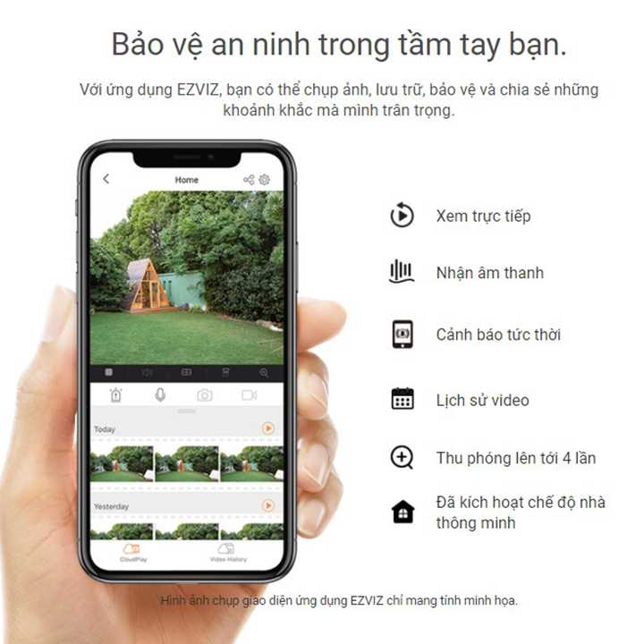 Camera Wifi Ezviz C3W Pro 4MPx Ngoài Trời  Bản Mắt Kép Có Màu Ban Đêm , Đàm Thoại 2 Chiều - Hàng Chính Hãng