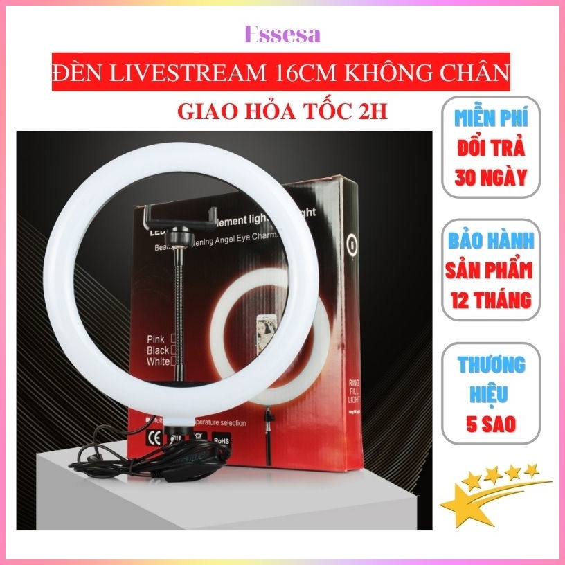 Đèn Tròn Livestream 26cm 10inch, Không Kèm Chân - Hàng Chính Hãng