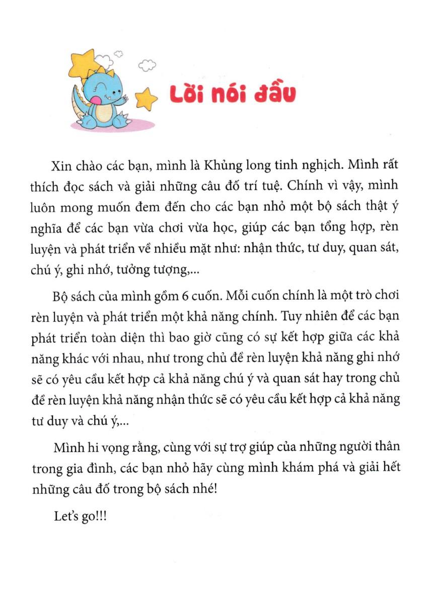 Khủng Long Tinh Nghịch - Sân Chơi Trí Tuệ - Giúp Bé Phát Triển Khả Năng Quan Sát