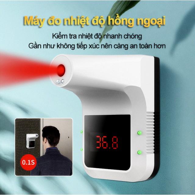 Máy đo nhiệt độ Thân Nhiệt treo tường tự động K3