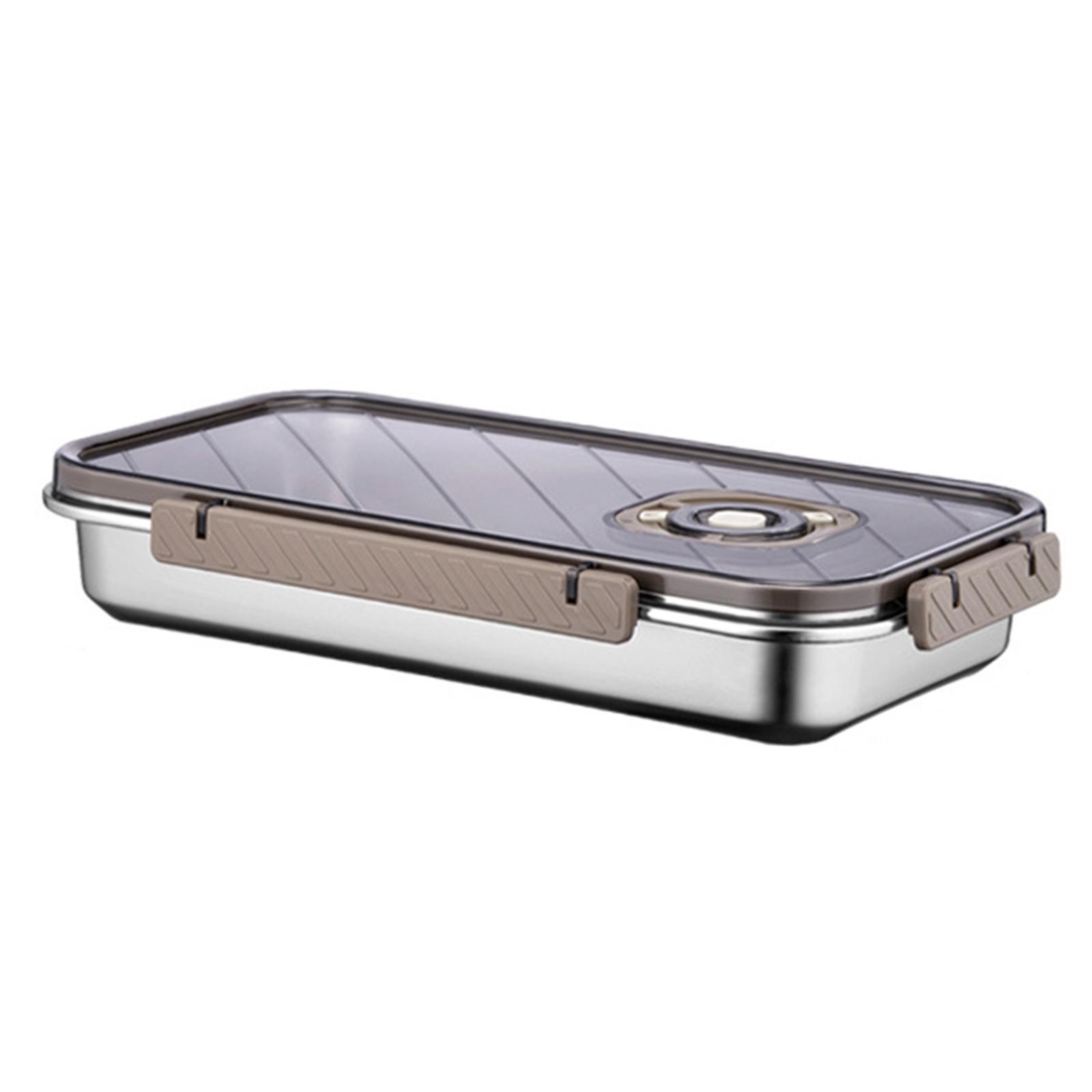 Stainless Steel Food Storage Box Food Bento Box for Storage Household Pantry