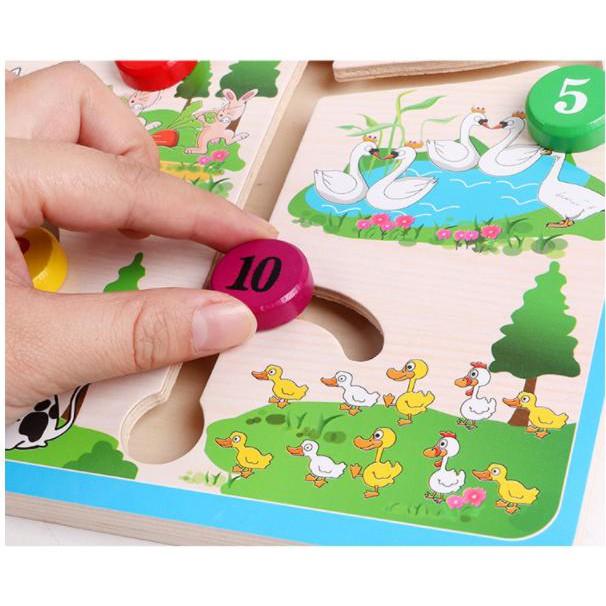 Bảng 10 Chữ Số Kéo Zic Zac - Đồ Chơi Thông Minh