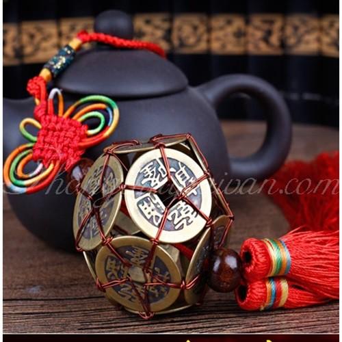 Dây xu Kim Tiền Bảo 32cm phong thuỷ chiêu lộc,tài,hoá sát