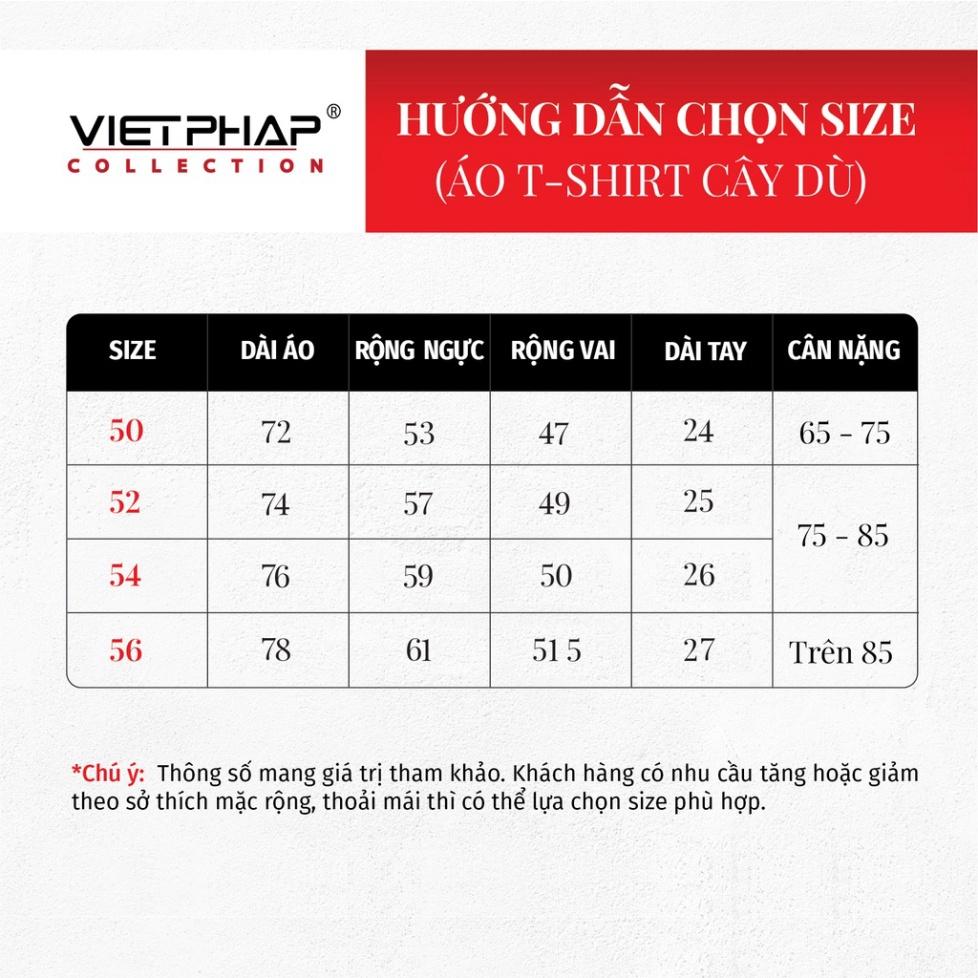 (SALE UP TO 50%) Áo Thun Cây Dù Cao Cấp VIỆT PHÁP / Form Suông- Chất liệu cotton co dãn và thấm hút mồ hôi tốt 123