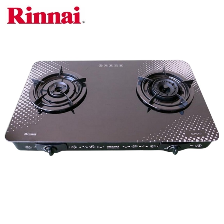 Bếp gas 6 tấc Rinnai RV-615Slim(SCH-VP), Chén đồng có đầu hâm tiết kiệm gas - Hàng chính hãng