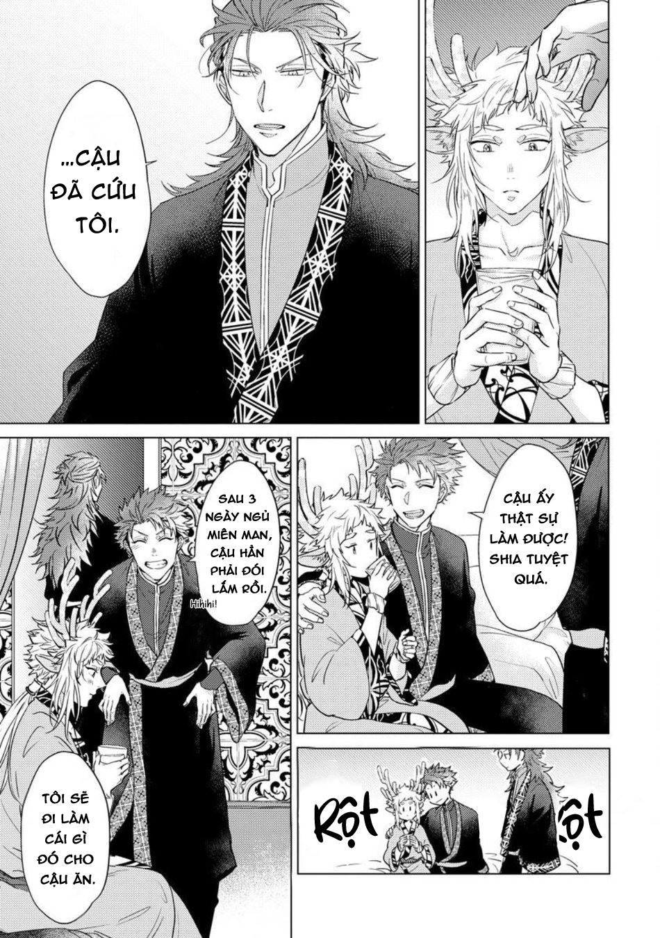 gặp gỡ em, thú nhân màu chàm trắng chapter 4 11