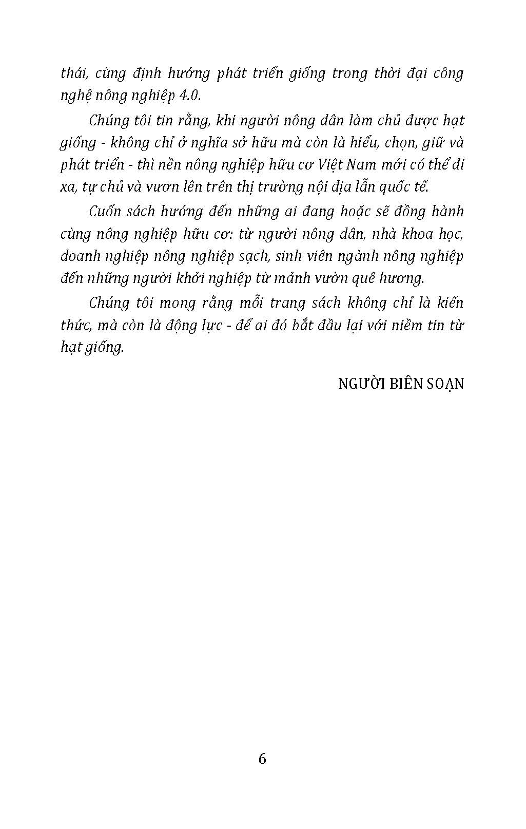 Nông Nghiệp Hữu Cơ - Chọn Giống Hữu Cơ