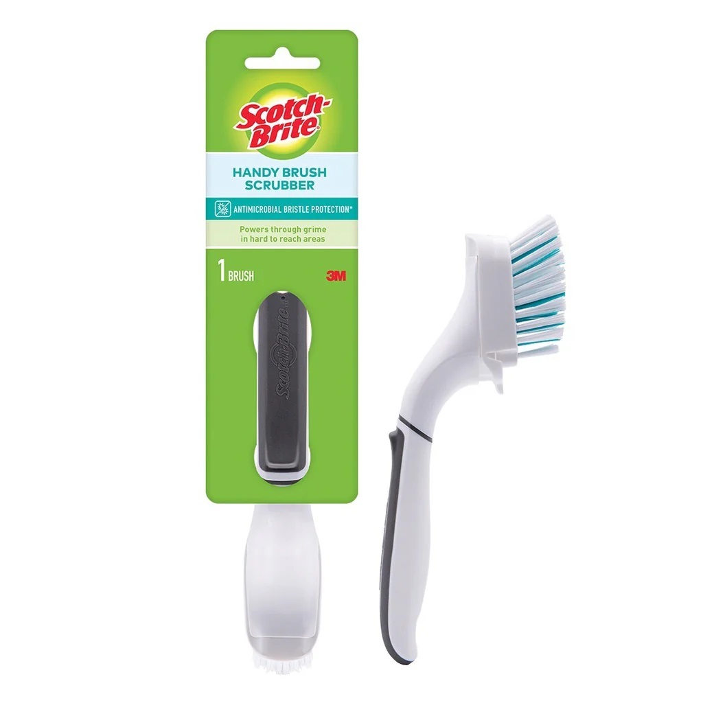 Bàn chải chà sàn sợi nylon cao cấp có tay cầm Scotch-Brite 3M BCNL-552