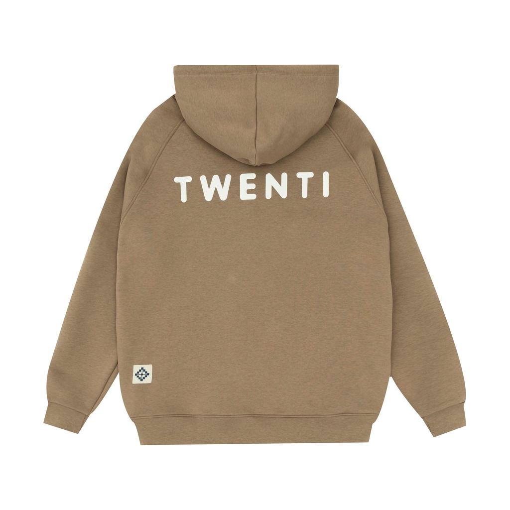 ÁO HOODIE TWENTI NỈ IN BASIC