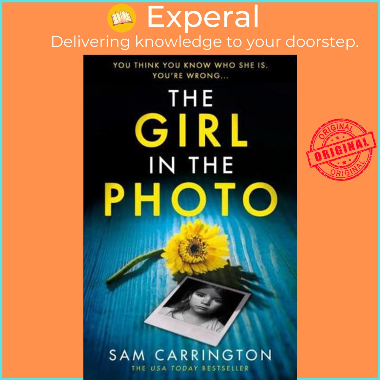 Sách - The Girl in the Photo by Sam Carrington (UK edition, Paperback)