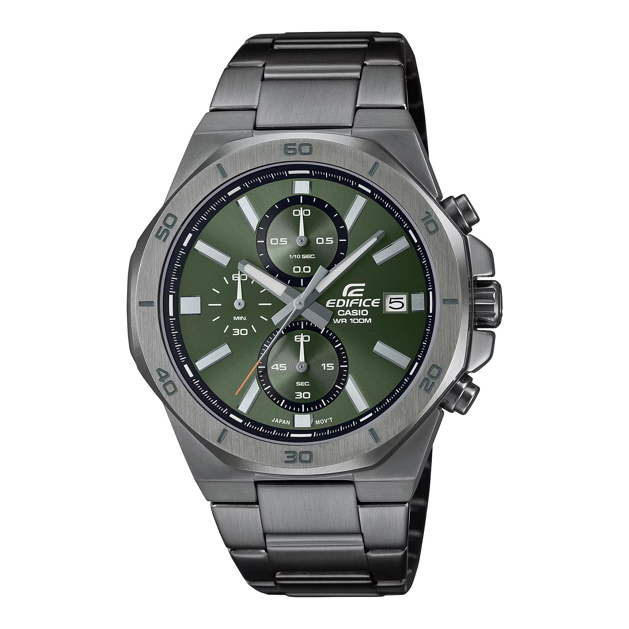 Đồng Hồ Nam Dây Thép Casio Edifice EFV-640DC-3A Chính Hãng | EFV-640DC-3AVUDF